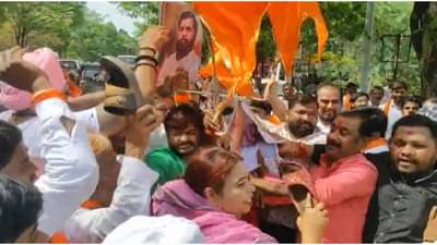 Nanded | ताबडतोब शरण या, अन्यथा नांदेडात पाय ठेवू देणार नाही, आमदार बालाजी कल्याणकरांविरोधात शिवसैनिक आक्रमक