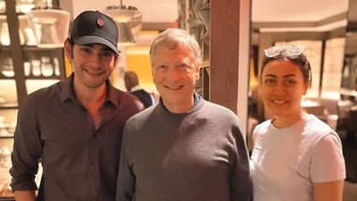 Mahesh Babu: बॉलिवूडला मी परवडणार नाही म्हणणाऱ्या महेश बाबूने घेतली बिल गेट्सची भेट; पहा फोटो