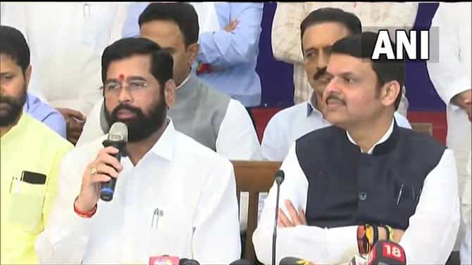 Eknath Shinde : देवेंद्र फडणवीस मोठ्या मनाचे, एवढ्या मोठ्या मनाचा माणूस आमच्यासोबत आहेत, एकनाथ शिंदेंकडून फडणवीसांचं तोंडभरुन कौतुक