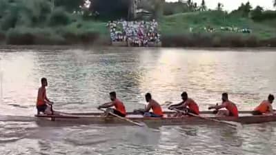 Sangli : कृष्णाकाठी सांगलीकरांनी अनुभवला होड्यांच्या शर्यतीचा थरार, रॉयल कृष्णानं तिसऱ्यांदा पटकावला प्रथम क्रमांक