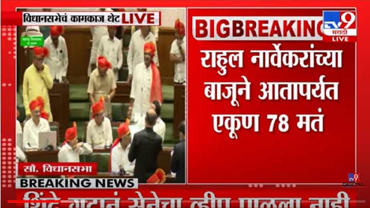 VIDEO : Maharashtra assembly speaker election | राहुल नार्वेकरांच्या बाजूने आतापर्यत एकूण मतं VIDEO : Maharashtra assembly speaker election | राहुल नार्वेकरांच्या बाजूने आतापर्यत एकूण मतं