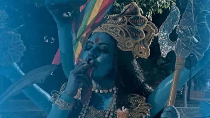 Kaali: देवी कालीच्या हातात सिगारेट, LGBT चा झेंडा; पोस्टवरून नेटकऱ्यांमध्ये संताप, निर्मात्यांच्या अटकेची मागणी