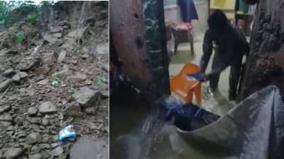 Kalyan-Dombivali Rain : कल्याण-डोंबिवलीत पावसाची जोरदार हजेरी, आडीवली ढोकली परिसरातील चाळी पाण्याखाली