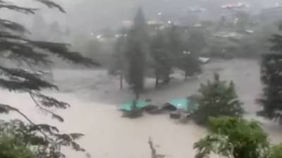 Himachal Pradesh | हिमाचल प्रदेशातील मणिकर्ण घाटीत ढगफुटी, कॅम्पिंग साइट गेल्या वाहून, 3 जण ठार!