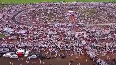 Pandharpur Wari : वैष्णवमय झालं भंडीशेगाव; माऊली, माऊलीचा गजर अन् विठुरायाच्या दर्शनाची वारकऱ्यांना आस