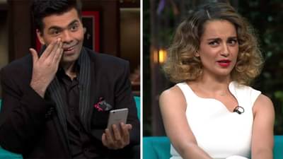 Kangana Ranaut: घर मे घुस के मारा था ना; कॉफी विथ करणवरून कंगनाने पुन्हा एकदा करण जोहरला डिवचलं