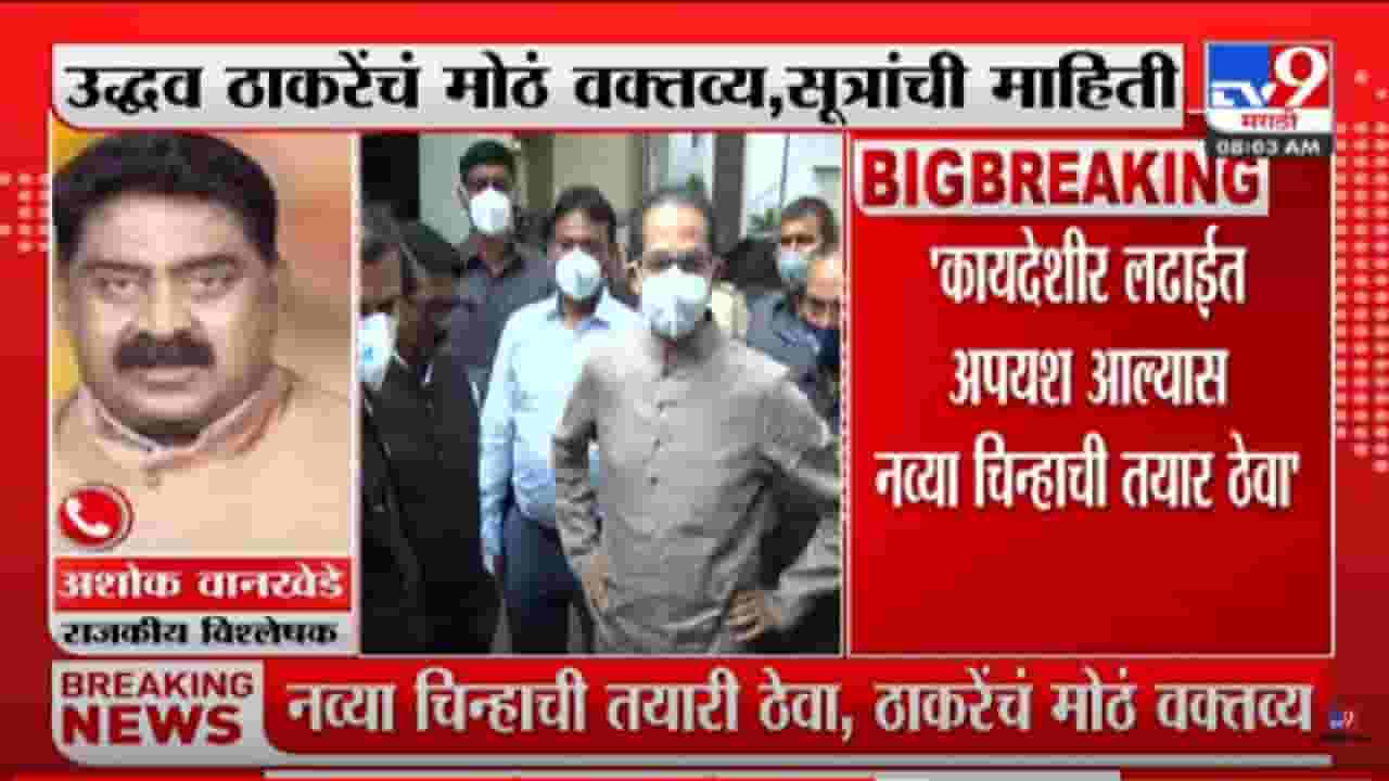 Uddhav Thackeray : ठाकरेंनी धनुष्यबाणाची आशा सोडली? राजकीय विषयाच्या अभ्यासकांची मतं जाणून घ्या.... Uddhav Thackeray : ठाकरेंनी धनुष्यबाणाची आशा सोडली? राजकीय विषयाच्या अभ्यासकांची मतं जाणून घ्या....