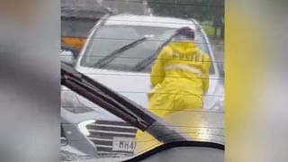Video : अन् भरधाव कारने वाहतूक पोलिसालाच 800 मीटर फरपटत नेले, नेमका प्रकार काय?