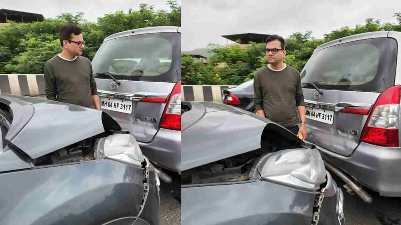 Mangesh Desai: ईश्वराच्या कृपेने आम्ही सुखरुप आहोत; गाडीच्या अपघातानंतर मंगेश देसाई यांची पोस्ट