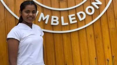 Aishwarya Jadhav Wimbledon : कोल्हापूरच्या ऐश्वर्यानं लंडनमध्ये फडकवला तिरंगा, अंडर-14 चॅम्पियनशीपमध्ये एकमेव भारतीय