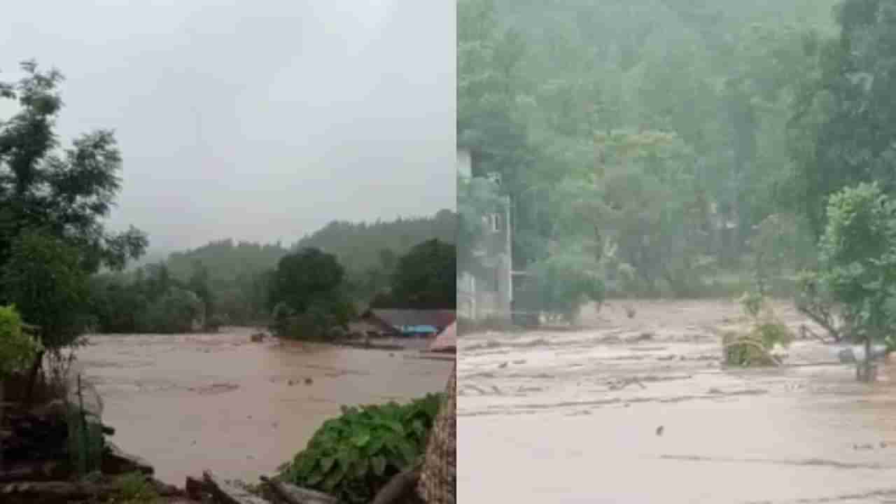 Nashik Rain Update : नाशिकमध्ये पावसाचा कहर,  सुरगाणा तालुक्यातील अलंगून बंधारा फुटला, नागरिकांची तारांबळ
