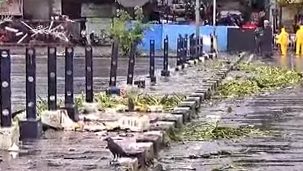 Pune rain : पुण्यातला बाबा भिडे पूल बंद, मुसळधार पावसामुळे पाणीपातळी वाढली; पोलीस बंदोबस्तही करण्यात आला तैनात