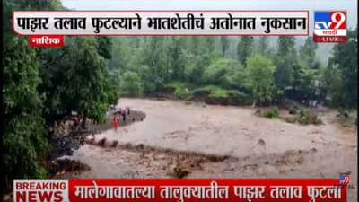 Nashik | सुरगाणा तालुक्यातील अंलगुण येथील पाझर तलाव फुटल्याने भातशेतीचे अतोनात नुकसान!