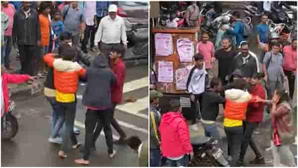 Pune crime : भर चौकात तरुणांची फ्रीस्टाइल! पुण्यातल्या अलका चौकातला व्हिडिओ व्हायरल; सात जणांना अटक