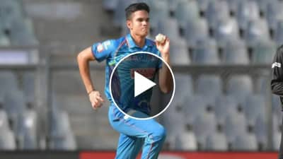 काय तो अर्जुन तेंडुलकरच्या बॉलिंगचा वेग, इंग्लंडचा फलंदाज बॅक टू पॅव्हेलियन, पहा VIDEO