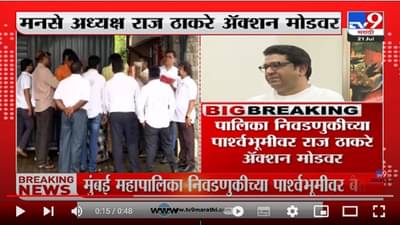 मनसे अध्यक्ष Raj Thackeray अॅक्शन मोडवर, मुंबईतील मनसे पदाधिकाऱ्यांसोबत बैठक