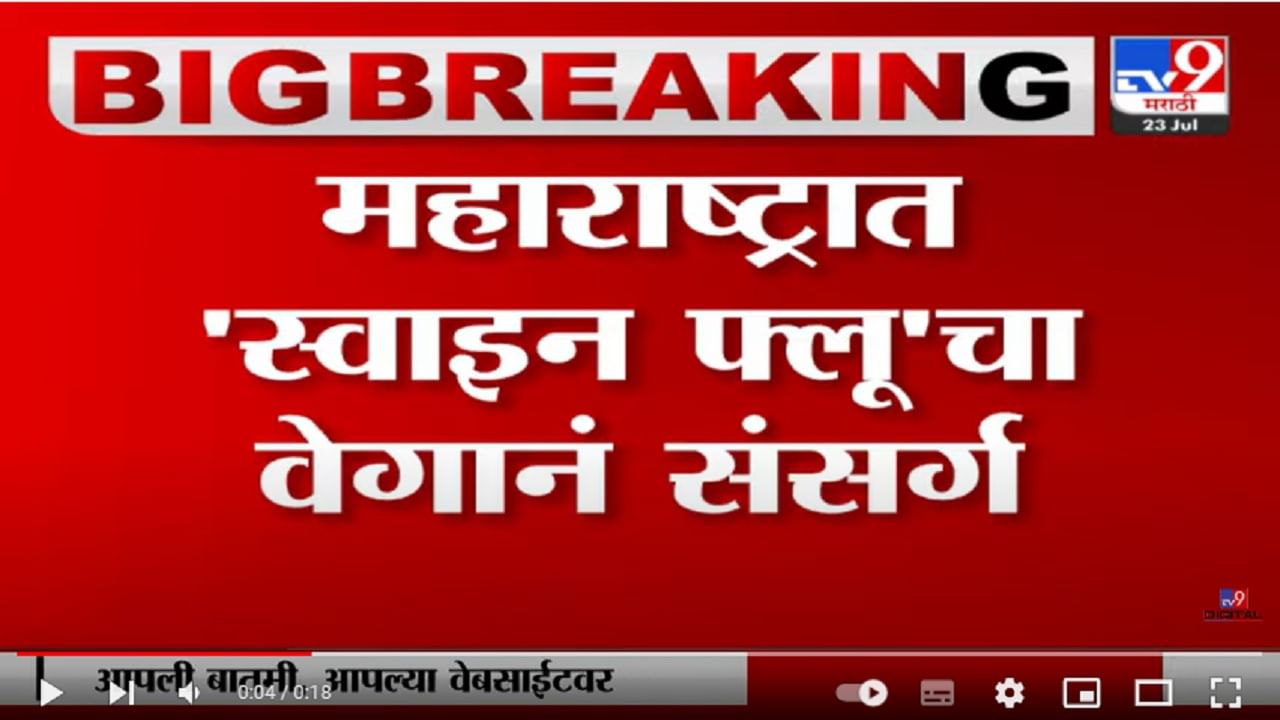 Swine flu' in Maharashtra | महाराष्ट्रात 'Swine flu'चा वेगाने संसर्ग- Swine flu' in Maharashtra | महाराष्ट्रात 'Swine flu'चा वेगाने संसर्ग-