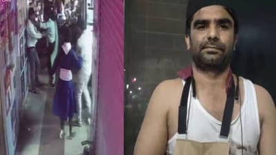 Nanded Crime : नांदेडमध्ये मोबाईल विक्रेत्यावर तलवारीने जबर हल्ला! घटना सीसीटीव्ही कॅमेऱ्यात कैद