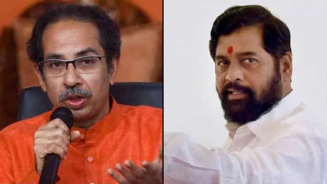 Eknath Shinde : राष्ट्रवादी आणि काँग्रेसच्या जंजिरमध्ये अडकलेल्यांनी खंजीरची भाषा करु नये, एकनाथ शिंदेंचा उद्धव ठाकरेंवर पलटवार