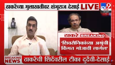 Shambhuraj Desai : चर्चा होती मग कुठे कांडी फिरली? शंभूराज देसाईंचा ठाकरेंना मुख्यमंत्रीपदावरुन सवाल