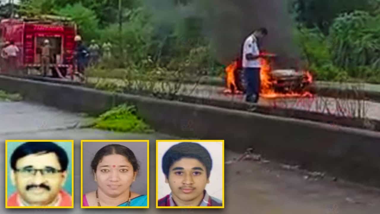 Nagpur corona : कोरोनानं व्यवसाय ठप्प, आर्थिक अडचणीतून सहकुटुंब कार जाळली, पतीपाठोपाठ मुलगा, पत्नीचाही मृत्यू