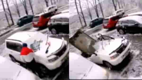 Car Accident Video: जाको राखै साइयाँ, मार सकै ना कोय, थोडक्यात वाचला, देवानेच वाचवलं म्हणायचं...