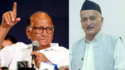 Sharad Pawar : राज्यपालांच्या टोपीचा आणि अंतःकरणाचा रंग एकच, शरद पवारांचा राज्यपालांवर जोरदार घणाघात