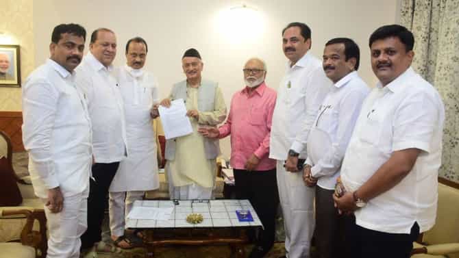 मंत्रिमंडळ विस्तार, शेतकऱ्यांना मदतीचं काय? अजित पवारांच्या नेतृत्वात राष्ट्रवादी काँग्रेसचं शिष्टमंडळ राज्यपाल कोश्यारींच्या भेटीला