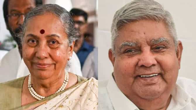 Vice Presidential Election : जगदीप धनखड की मार्गारेट अल्वा, उद्या उपराष्ट्रपतीपदाच्या निवडणुकीसाठी मतदान