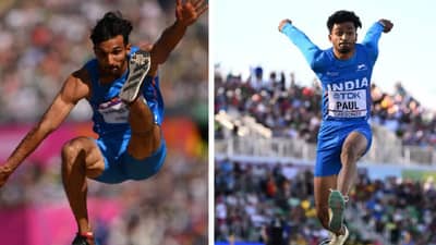 CWG 2022, Triple Jump : भारताने तिहेरी उडीत इतिहास रचला, अल्डोस पॉलनं सुवर्ण, अब्दुल्लानं रौप्यपदक जिंकलं