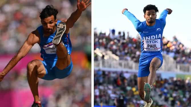 CWG 2022, Triple Jump : भारताने तिहेरी उडीत इतिहास रचला, अल्डोस पॉलनं सुवर्ण, अब्दुल्लानं रौप्यपदक जिंकलं