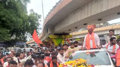 Ambadas Danve | विधान परिषदेचे विरोधी पक्ष नेते पदी अंबादास दानवे, औरंगाबादमधील वैजापुरात जंगी स्वागत