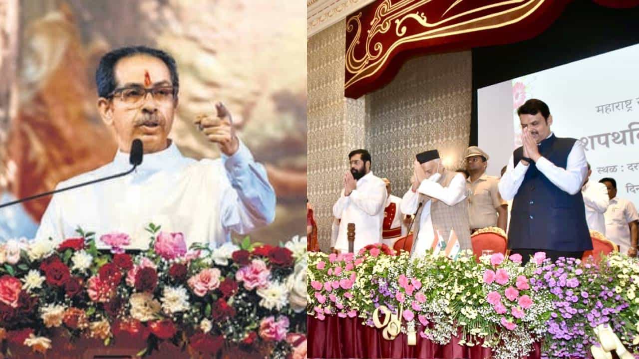 बिनचेहऱ्याचे आणि बिनखात्याचे नामुष्की सरकार!, मंत्रिमंडळ विस्तार आणि खातेवाटपावर सामनातून प्रखर टीका