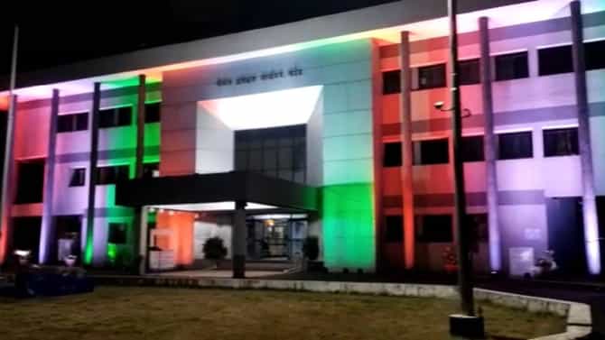 Nanded | स्वातंत्र्याच्या अमृतमहोत्सानिमित्त नांदेडच्या पोलीस अधिक्षक कार्यालयाला खास विद्युत रोषणाई...