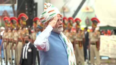 Narendra Modi Speech : स्वातंत्र्यानंतर जन्मलेला मी पहिला व्यक्ती ज्याला... लाल किल्ल्यावरील भाषणात मोदींचं महत्त्वाचं विधान