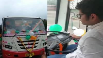 Video: काल जयंतराव आज रोहितबाबा! राष्ट्रवादींच्या नेत्यांना लालपरी चालवण्याची भुरळ, व्हिडीओ पाहावाच लागतुया लका