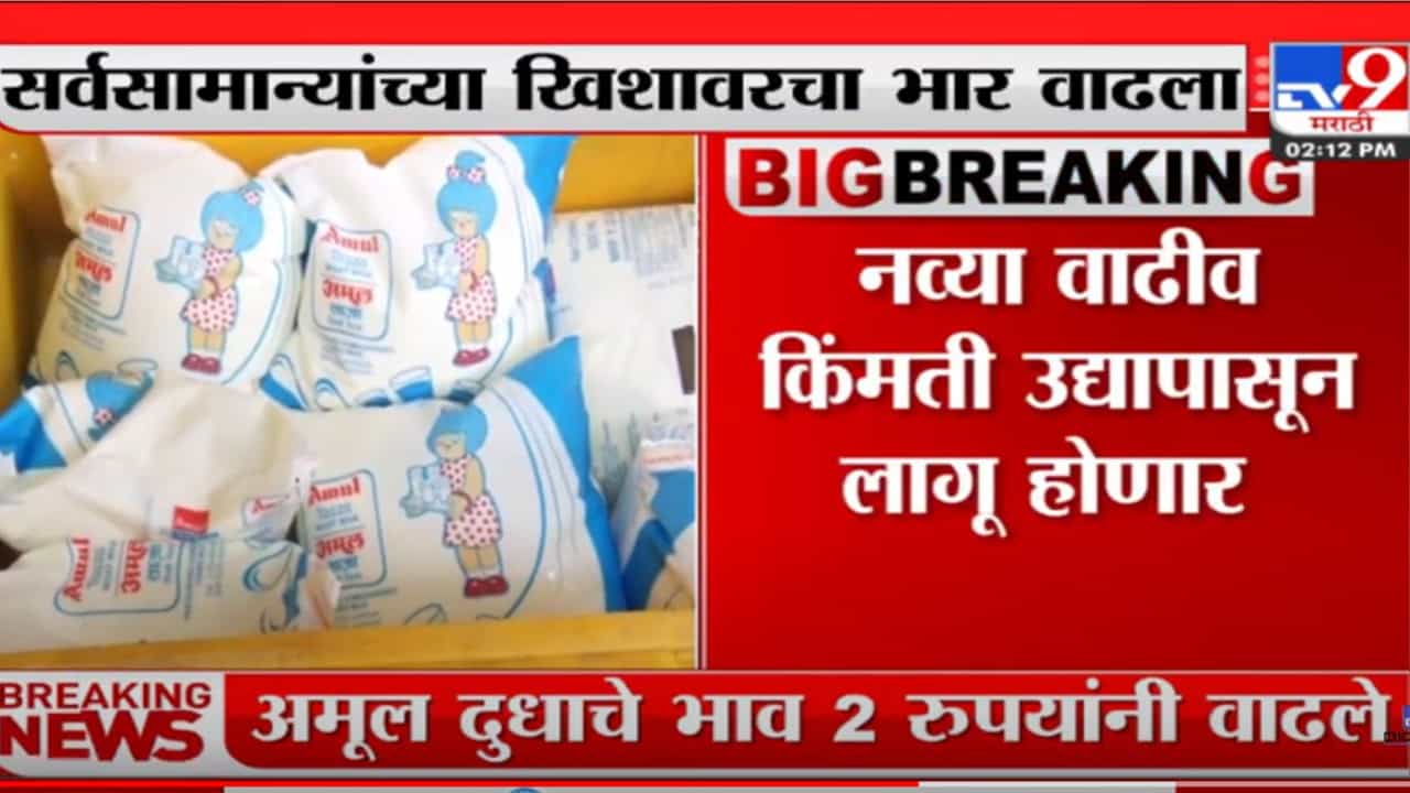 अमुल दुधाचे भाव 2 रुपयांनी वाढले; उद्यापासून लागू होणार नवे दर