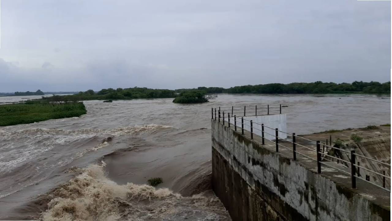 Nashik | नांदूर मधमेश्वर धरणातून जायकवाडीच्या दिशेने 32 हजार 172 क्युसेक पाण्याचा विसर्ग सुरू...