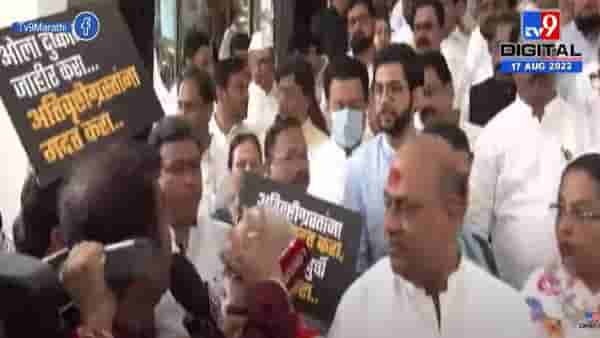 Aaditya Thackeray : ही लोकशाही आहे ठोकशाही नाही, आदित्य ठाकरेंची शिंदे-फडणवीस सरकारवर टीका