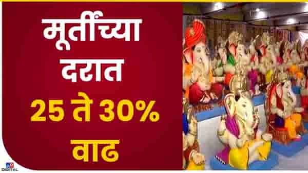 Ganesha Idols : नागपुरात पर्यावरण पुरक बाप्पांच्या मूर्तींचे प्रदर्शन, मूर्तीच्या किंमतीत 25 ते 30 टक्के वाढ
