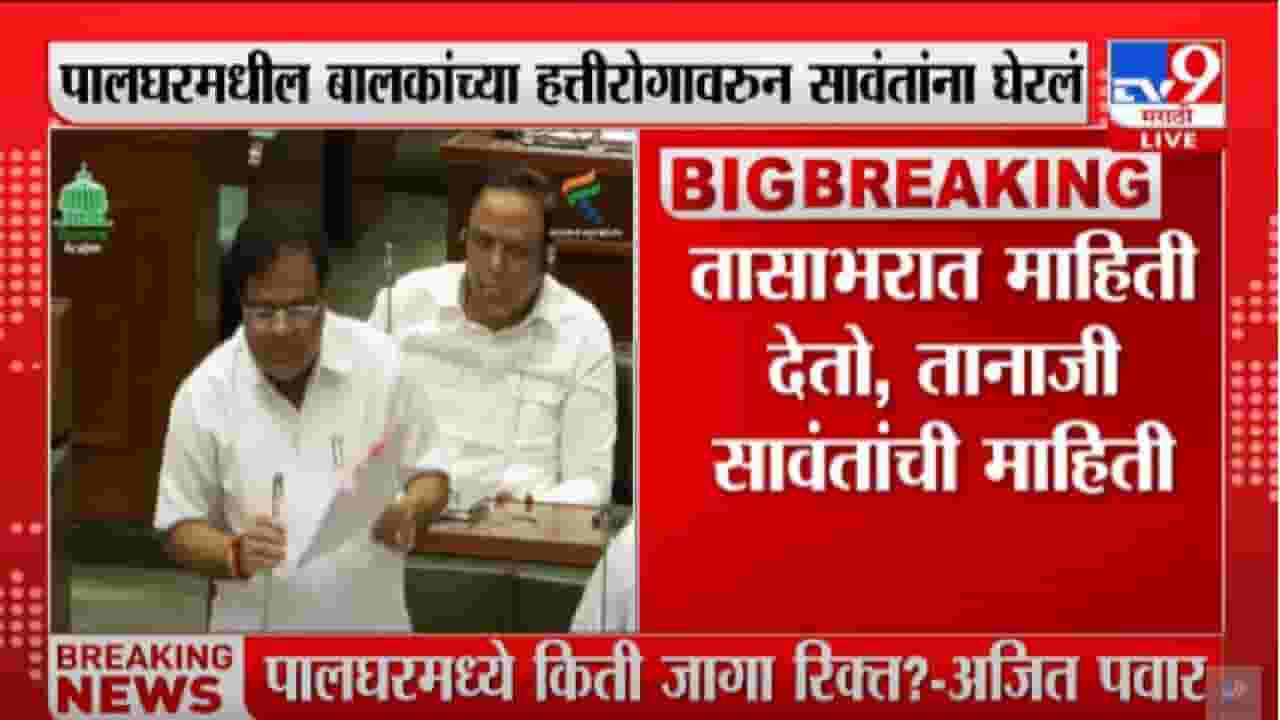 Tanaji Sawant : विरोधकांनी तानाजी सावंत यांना घेरलं, आरोग्याच्या मुद्द्यावरुन अजित पवार भडकले Tanaji Sawant : विरोधकांनी तानाजी सावंत यांना घेरलं, आरोग्याच्या मुद्द्यावरुन अजित पवार भडकले