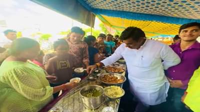 Video : इतनी खुशी! मुलगी झाल्याच्या आनंदात 1 लाख पाणीपुरी फुकट वाटली