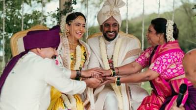 Sonalee Kulkarni: सोनाली- कुणालच्या  लग्नाचं स्पेशल गाणं ‘तुला मी, मला तू...’ प्रेक्षकांच्या भेटीला