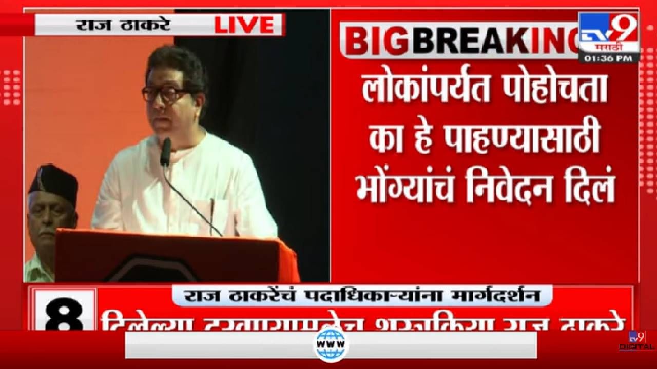 Raj Thackeray Speech | 'बाळासाहेबांनी माझ्यासमोर हात पसरले आणि म्हणाले..'-tv9