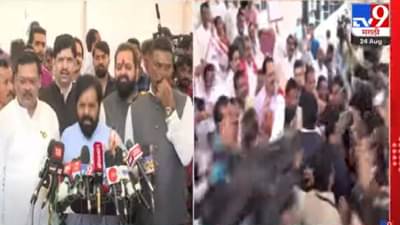 Monsoon Session | विधानभवनाच्या पायऱ्यांवर अभूतपूर्व राडा, भरत गोगावले म्हणतात, आधी आम्ही जागा पकडली होती..