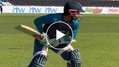 IND Vs PAK: SIX ची प्रॅक्टिस करताना पाकिस्तानच्या मोहम्मद रिजवानची पोल-खोल, पहा VIDEO