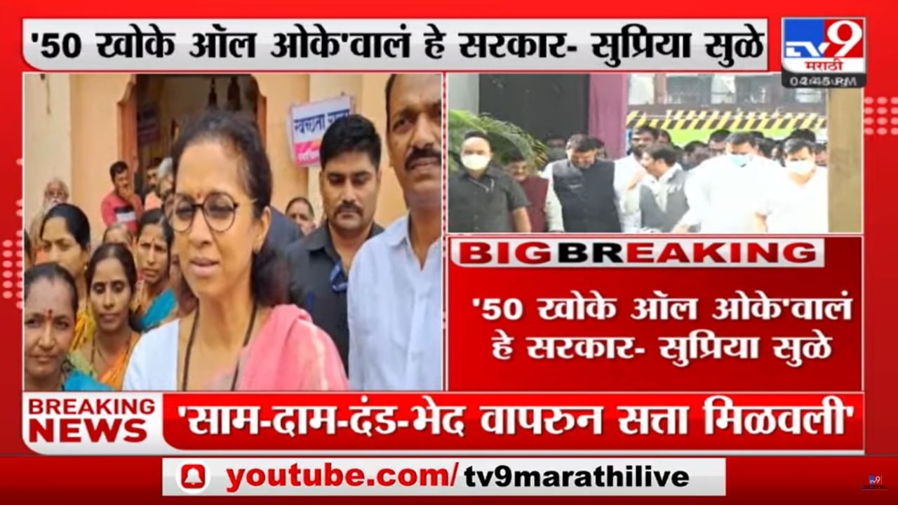 Supriya Sule : देशात महागाई मात्र मूळ मुद्द्यापासून भरकटवण्याचा भाजपाचा ...