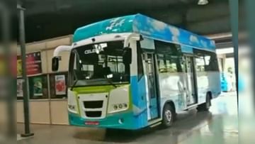 Hydrogen Fuel Cell Bus : पहिल्या हायड्रोजन फ्युएल सेल बसचं पुण्यात अनावरण; वैशिष्ट्यपूर्ण बसची पाहा झलक...