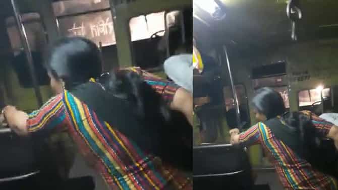 दारु पिऊन महिलेचा बसमध्ये धिंगाणा! तर्राट महिलेची पोलिसांनाही शिविगाळ, व्हिडीओही समोर