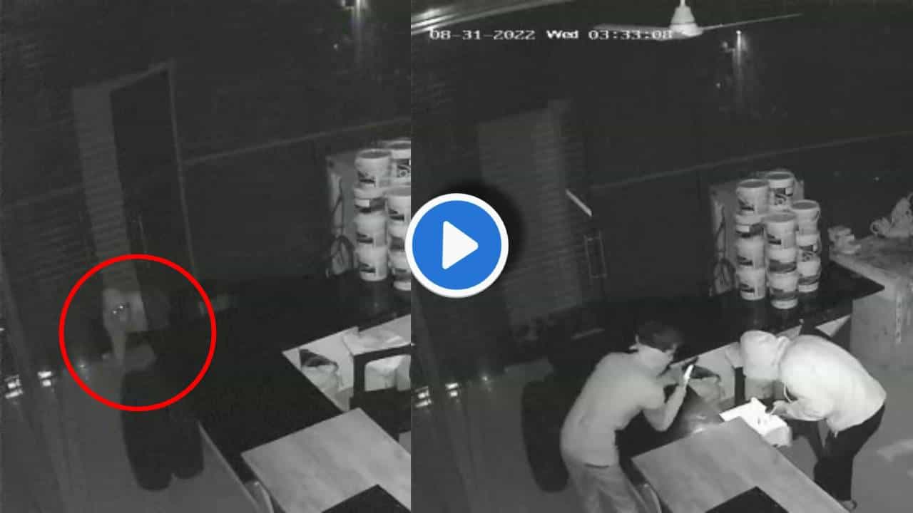 एका रात्रीत 13 दुकानं फोडली! सापासारखे शिरले, लाखोंचा माल लुटून फरार, सीसीटीव्ही कॅमेऱ्यात कैद झाला चोरीचा थरार